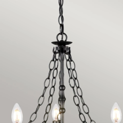 Żyrandol Warwick – 5 źródeł światła WR5-GRAPHITE Elstead Lighting