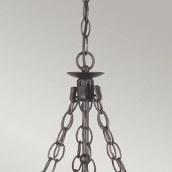 Żyrandol Warwick – 6 źródeł światła WR6-GRAPHITE Elstead Lighting