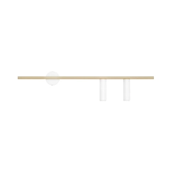 KINKIET TREVO 2 BIAŁY BRASS (prawy) 1097D40_2 ALDEX - zdjęcie produktu