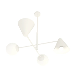 Żyrandol HERMES 4 WHITE 1348/4 EMIBIG Lighting