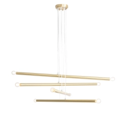 LAMPA WISZĄCA TUBO 8 BRASS 1072P40 ALDEX - zdjęcie produktu