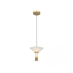 23199 PENDANT LED LIGHT 10W 3000K ALUMINIUM GOLD Zambelis Lights