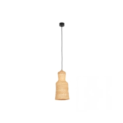 22168 PENDANT LAMP NATURAL BRAIDED WHEAT 1XE27 Zambelis Lights