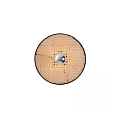 22175 WALL LIGHT BUSH - BLACK 1XE27 Zambelis Lights