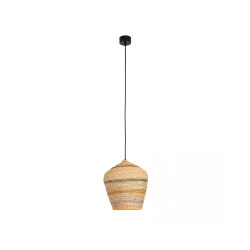 22163 PENDANT LAMP NATURAL BRAIDED WHEAT 1XE27 Zambelis Lights