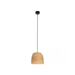 22166 PENDANT LAMP NATURAL BRAIDED WHEAT 1XE27 Zambelis Lights
