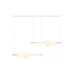 22235 PENDANT LED LIGHT 24W WHITE - OPAL GLASS Zambelis Lights