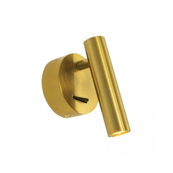 H48-G HOTEL SCONCE LED 3W 3000K METAL - ALUMINIUM GOLD Zambelis Lights