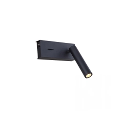 H75 HOTEL SCONCE LED 3W SANDY BLACK WITH USB Zambelis Lights