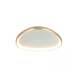 23091 CEILING LED LIGHT 39W 3000K METAL-ACRYLIC GOLD MATT INDOOR DECORATIVE LIGHTS Zambelis Lights