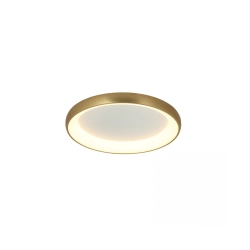 2042 CEILING LIGHT 32W 3000K ALUMINIUM & ACRYLIC BRUSHED GOLD MATT Zambelis Lights