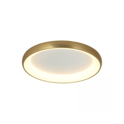2058 CEILING LIGHT 55W 3000K ALUMINIUM & ACRYLIC BRUSHED GOLD MATT Zambelis Lights
