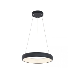 2044 PENDANT LIGHT 32W 3000K ALUMINUM & ACRYLIC SANDY BLACK FOR INTERIOR USE Zambelis Lights