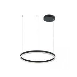 20260 LED PENDANT LIGHT 43W 3000K ALUMINIUM & ACRYLIC BLACK Zambelis Lights