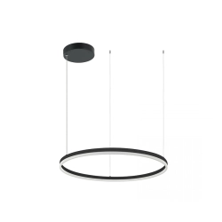 20262 LED PENDANT LIGHT 57W 3000K ALUMINUM & ACRYLIC BLACK Zambelis Lights