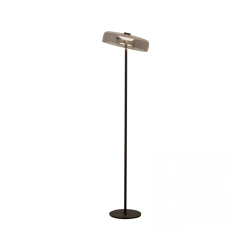 23055 FLOOR LED LIGHT 15W 3000K METAL - SMOKED GLASS Zambelis Lights