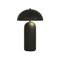 23006 TABLE LIGHT 2XE27 MAX 40W CERAMIC BLACK FOR INTERIOR SPACES Zambelis Lights
