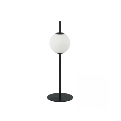 20134 LED TABLE LIGHT 6W 3000K BLACK MATT METAL - OPAL GLASS Zambelis Lights