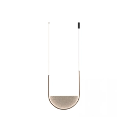 23166 PENDANT LED LIGHT 20W 3000K,4000K BLACK-LIGHT GREY Zambelis Lights