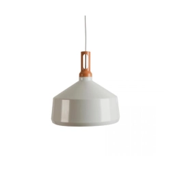 1511-W PENDANT LAMP 1XE27 ALUMINIUM WHITE Zambelis Lights