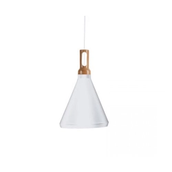 1513-W PENDANT LAMP 1XE27 ALUMINIUM WHITE Zambelis Lights