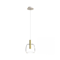 1968 PENDANT LIGHT 7W 3000K CLEAR GLASS Zambelis Lights