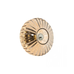 23011 CEILING/WALL LIGHT E27 MAX 40W METAL-GLASS ANODISED DARK GREY Zambelis Lights