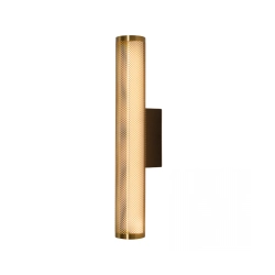 23041 SCONCE LED LIGHT 11W 3000K STAINLESS STEEL - ACRYLIC, BRASS - BLACK MATT Zambelis Lights
