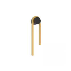 23106 SCONCE LED LIGHT 11W 3000K ALUMINIUM - PC DIFFUSER, GOLD - BLACK Zambelis Lights