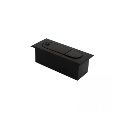 H43 HOTEL SCONCE RECESSED LED 1X3W BLACK MATT Zambelis Lights
