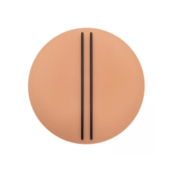 2576 WALL LED LIGHT 30W 3000K TRIAC BLACK MATT STICK - SANDY BRICK RED BASE Zambelis Lights