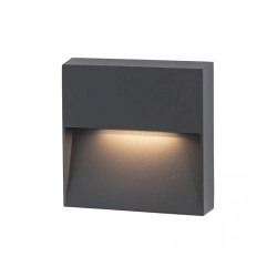 E241-G OUTDOOR SCONCE 7W SMD LED 3000K DARK GRAY IP65 Zambelis Lights
