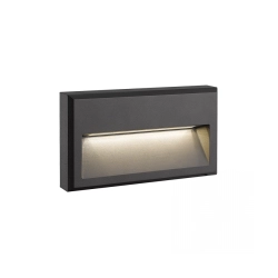 E347 OUTDOOR STEP LIGHT LED 6W 3000K ALUMINIUM GRAPHITE IP65 Zambelis Lights