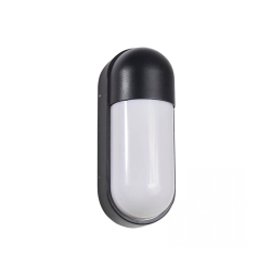 E318 OUTDOOR WALL LIGHT LED 10W 3000K ALUMINIUM BLACK IP54 Zambelis Lights