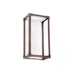 E263 LED WALL LAMP 12W ALUMINIUM 3000K BROWN IP65 Zambelis Lights