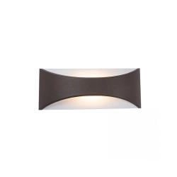 E266 OUTDOOR LED WALL LAMP 11W ALUMINIUM 3000K BROWN IP65 Zambelis Lights