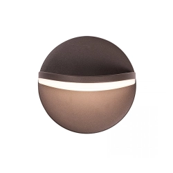 E267 LED WALL LAMP 16W ALUMINIUM 3000K BROWN IP65 Zambelis Lights