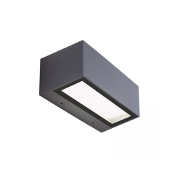 E261 LED UP DOWN WALL LIGHT 2X13.5 W ALUMINIUM 3000K DARK GREY IP65 Zambelis Lights