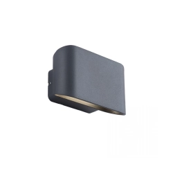 E274 OUTDOOR WALL LIGHT LED 11W 3000K ALUMINIUM GRAPHITE IP54 Zambelis Lights