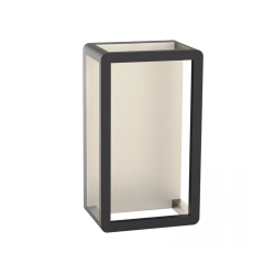 E336 OUTDOOR WALL LIGHT LED 8W 3000K ALUMINIUM GRAPHITE IP65 Zambelis Lights