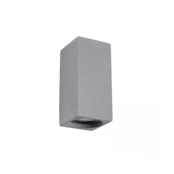 E254 OUTDOOR WALL LAMP 2X4W CEMENT LUMENS LED TRIAC DIMMER 3000K IP65 Zambelis Lights