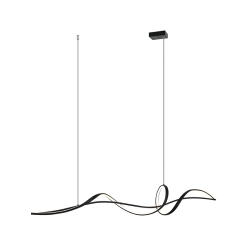 23109 PENDAN LED LIGHT 27W 3000K ALUMINIUM- BLACK Zambelis Lights