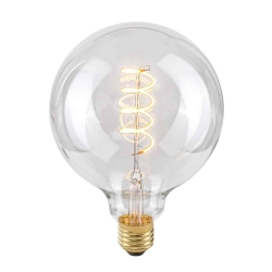 Żarówka retro LED E27 4W 2200K G125 Spiral Clear 801503 G125 ITALUX - zdjęcie produktu