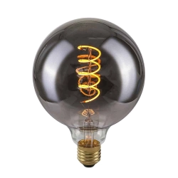 Żarówka retro LED E27 4W 2200K G125 Spiral Smoke 801553 G125 ITALUX - zdjęcie produktu