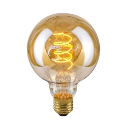 Żarówka retro LED E27 4W 2200K G95-Spiral-Amber LDS-G95-SA G95 ITALUX - zdjęcie produktu