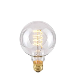 Żarówka retro LED E27 4W 2200K G95 Spiral Clear 801502 G95 ITALUX - zdjęcie produktu