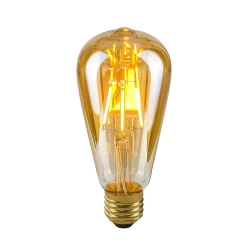Żarówka retro LED E27 4W 2200K ST64 Amber LDS-ST64-A ST64 ITALUX - zdjęcie produktu