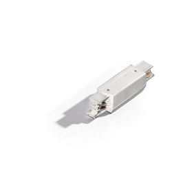 Zasilanie środkowe i zaślepka do szyny montażowej Line power + 2x End Cap (white) AZ2978 AZZARDO
