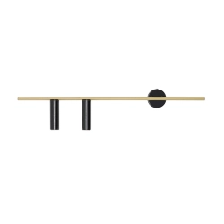 KINKIET TREVO 2 CZARNY BRASS 1083D40 ALDEX - zdjęcie produktu