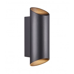 Zewnętrzna lampa ścienna Nico Round 22 - Nordlux, czarna 2218231003 - zdjęcie produktu